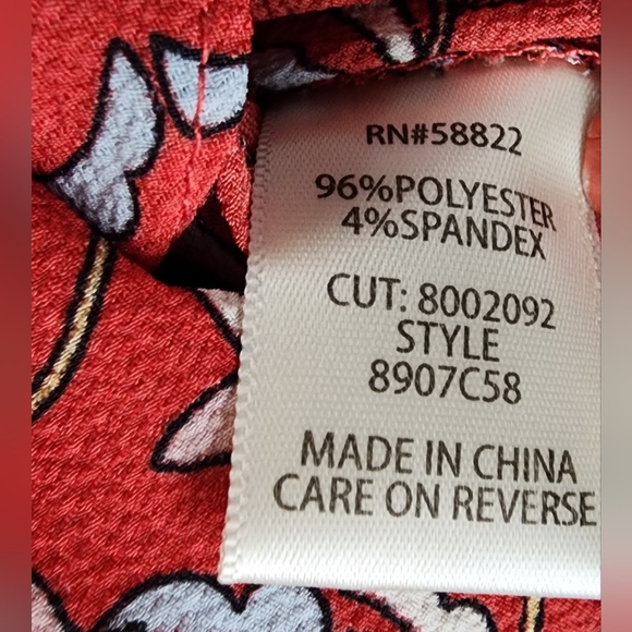 Max Studio Ruffle Wrap Dress Size L - Picture 9 of 10